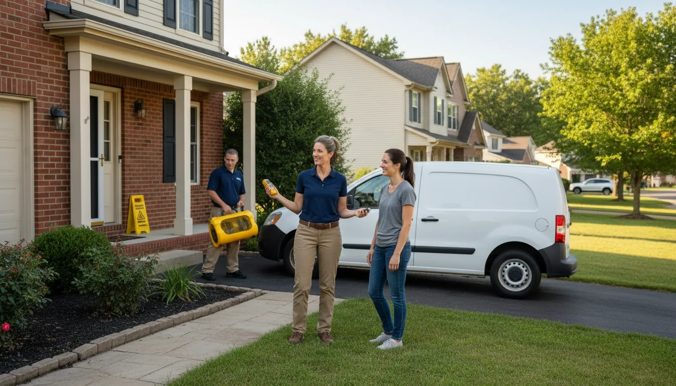 Water restoration image for Emergency Water Mitigation in Guthrie, TX